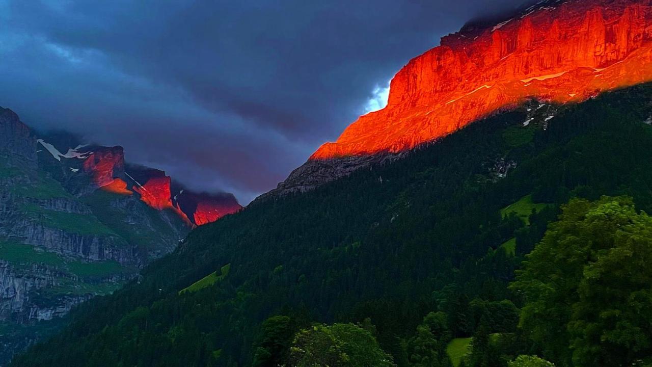 Ferienwohnung Im Gruenen Grindelwald Eksteriør bilde